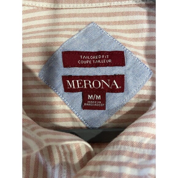 Merona long sleeve tailored fit coupe Size M Pre-Owned Seasonal vibes pink - Picture 6 of 6